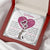 To My Daughter  3 Double Hearts Necklace