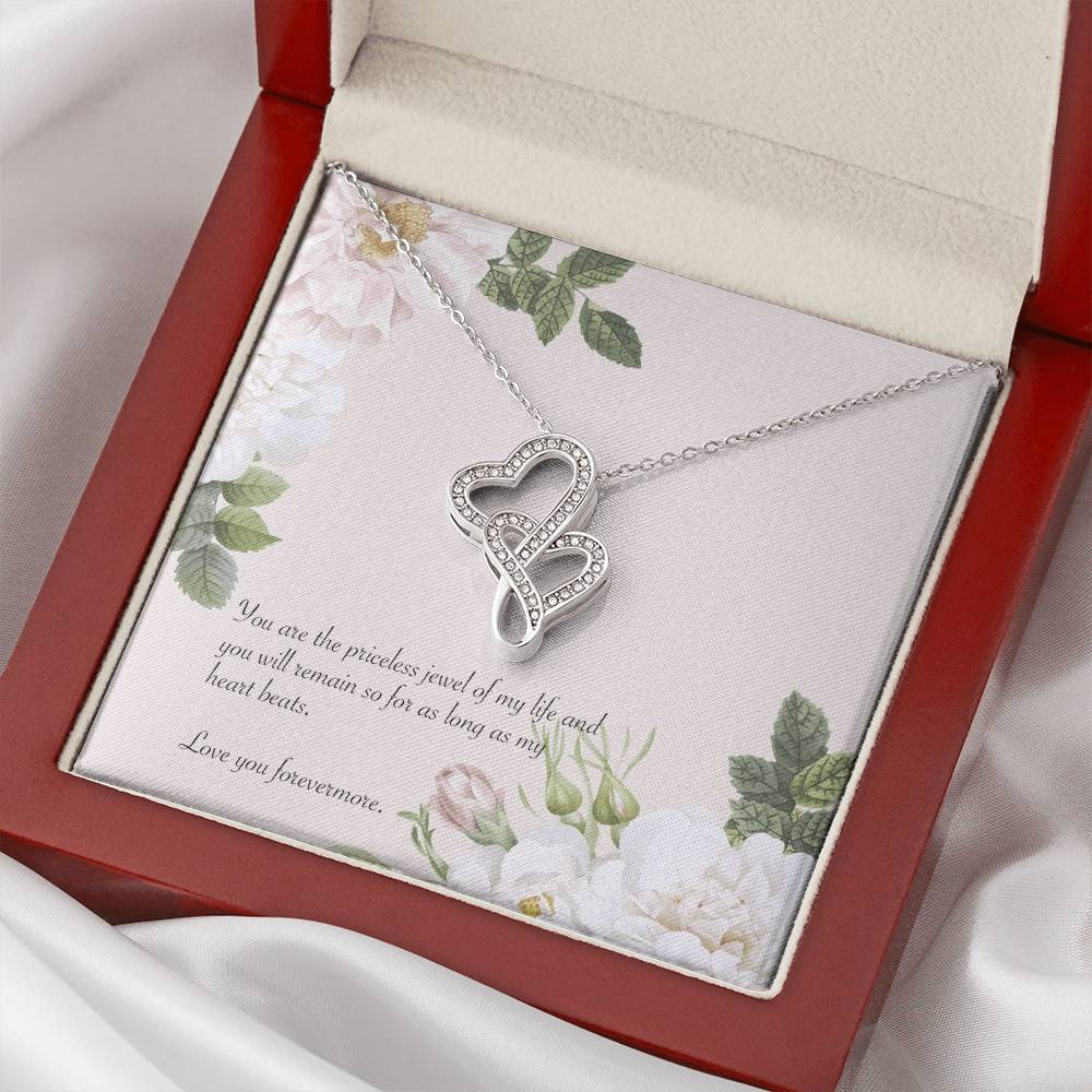 Necklace Love You Forever Double Hearts Necklace