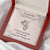 To My Beautiful Girlfriend I Loved You Yesterday Double Hearts Necklace