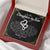 To My Daughter-In-Law You're Also My Daughter In Heart  Double Hearts Necklace