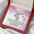To My Daughter I Promise You  Double Hearts Necklace