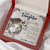 To My Daughter -  - Gift For Daughter Double Hearts Necklace