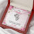 To My Daughter  From Dad 2 Double Hearts Necklace