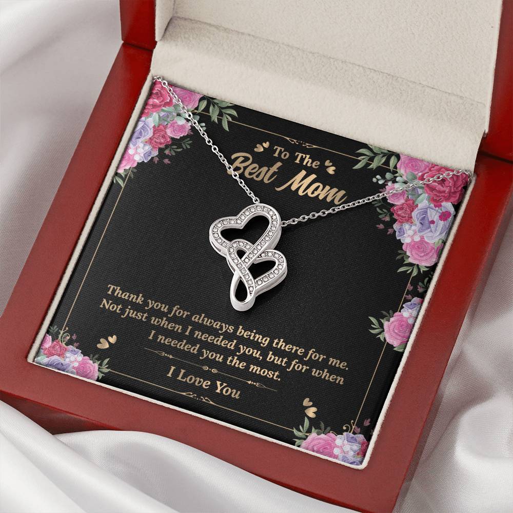 Mother's Day Gift - Mother's Day Necklace Gift - Best Mother's Day Gift Double Hearts Necklace