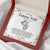 To My Fiancee Message Card Jewelry - I Love You - Future Wife Necklace - Soon To Be Married - Valentine's Day Gift - E Double Hearts Necklace