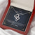 To My Daughter -  4 Double Hearts Necklace