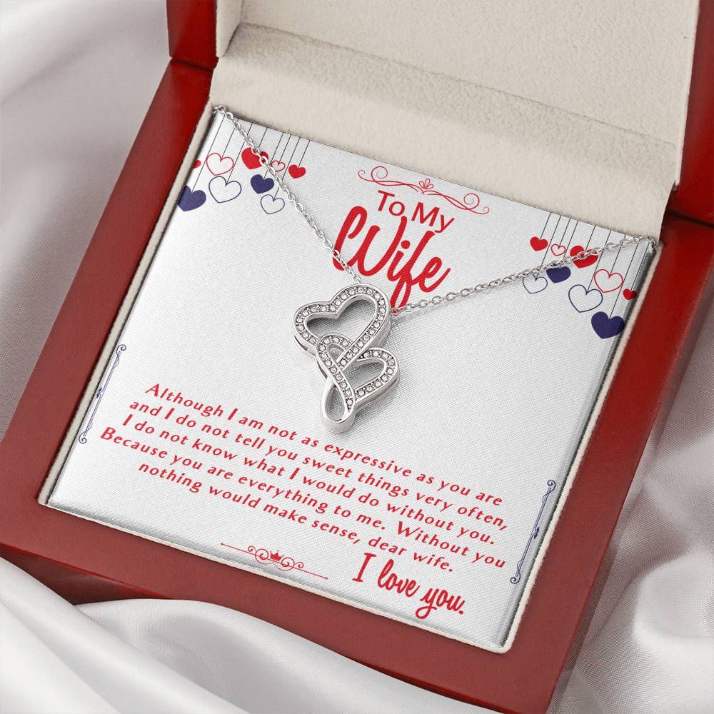 Collection Wife - Double Heart Necklace Double Hearts Necklace