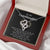 To My Granddaughter - I Love You Message - Tmg04 Double Hearts Necklace