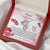 To My Wife - I Love You Double Hearts Necklace