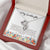 To My Granddaughter Necklace 1 Double Hearts Necklace