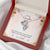 To My Daughter  From Dad Double Hearts Necklace