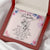 To My Daughter Necklace Christmas Gift From Dad - Forever Love Daughter Necklace On Christmas Day - Dad And Daughter N 1 Double Hearts Necklace