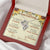 To My Daughter - Never Forget That You Are My Sunshine - Necklace Double Hearts Necklace