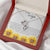 To My Wife When I Fell In Love With You - Daisy Double Hearts Necklace