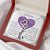 To My Daughter  2 Double Hearts Necklace