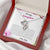 To My Daughter Never Forget How Much I Love You - Love Dad Double Hearts Necklace