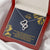 To My Wife  M38 Double Hearts Necklace