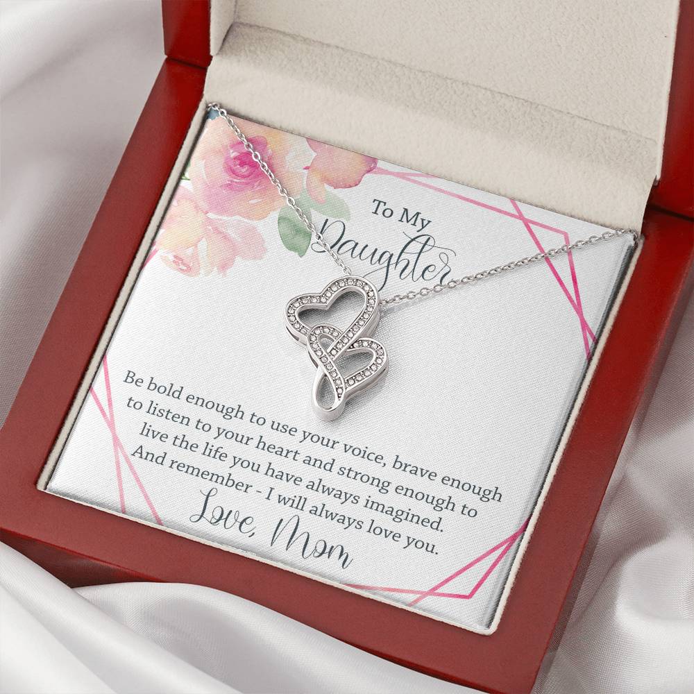 Double Hearts - Be Bold Enough Double Hearts Necklace