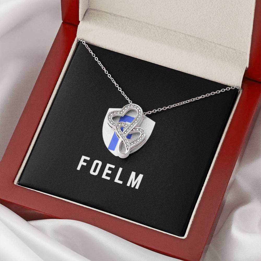 Double Heart Chain Double Hearts Necklace