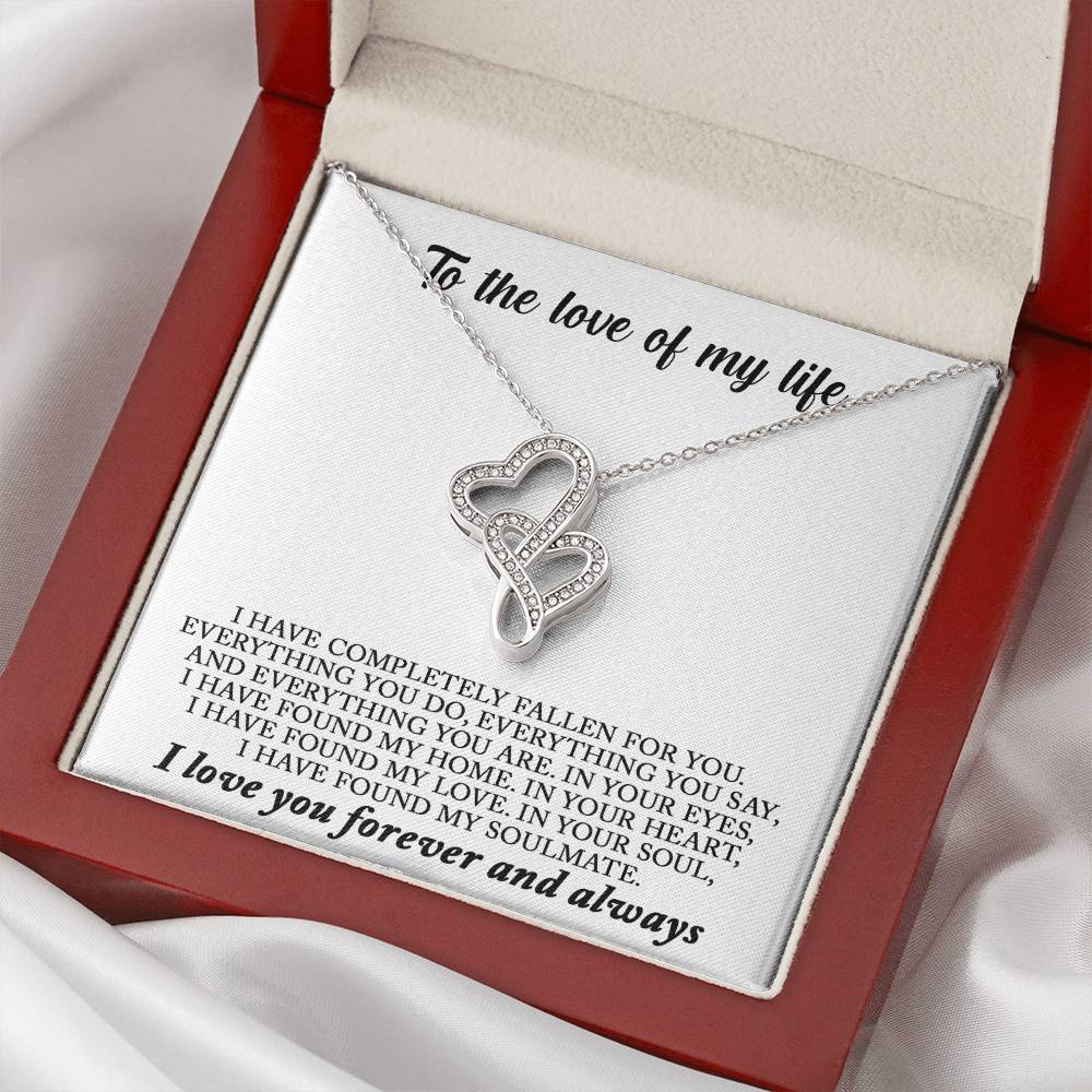 Found My Soulmate Double Hearts Necklace