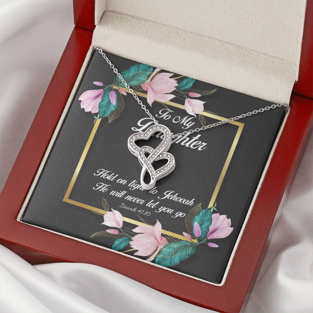 Jw Jewellery Jw Necklace Jehovah Witness Jewelry Jw Gifts Jw Pioneer Gift Jw Org Jw Sister Gift Double Hearts Necklace