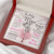 Mother's Day Special Message Card With Necklace Double Hearts Necklace