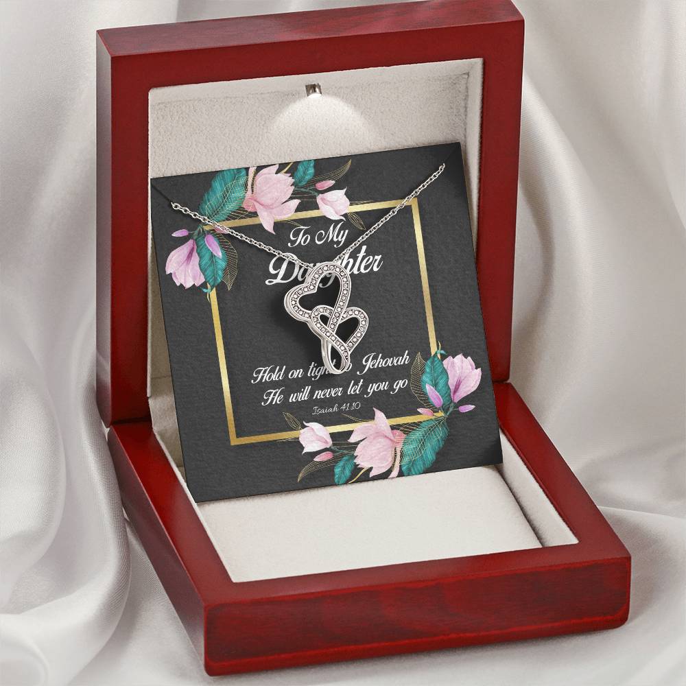 Jw Jewellery Jw Necklace Jehovah Witness Jewelry Jw Gifts Jw Pioneer Gift Jw Org Jw Sister Gift Double Hearts Necklace