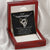 To My Granddaughter - I Love You Message - Tmg04 Double Hearts Necklace