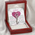 To My Daughter  3 Double Hearts Necklace