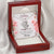 Birthday Gift For Daughter In Law- Double Heart Necklace With Message Card. Double Hearts Necklace