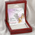 Happy Mother's Day Necklace To The World You Are A Mother. To Me You Are My World Double Hearts Necklace