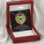 To My Girlfriend - I Love You Message - Tmgf06 Double Hearts Necklace