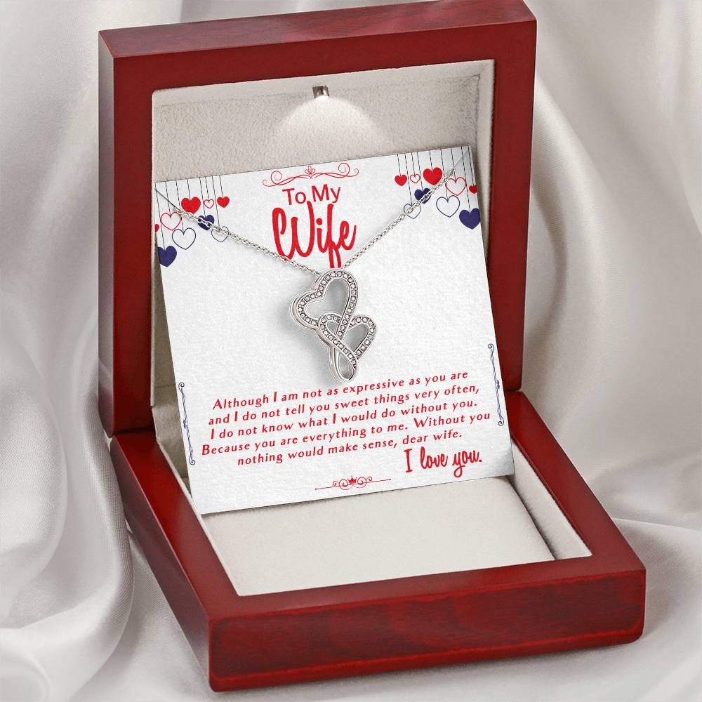 Collection Wife - Double Heart Necklace Double Hearts Necklace