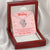 To My Mommy - I Can Hear You Say You Love Me As I Wrangle In Your Tummy I Want You I Love You - Necklace Double Hearts Necklace