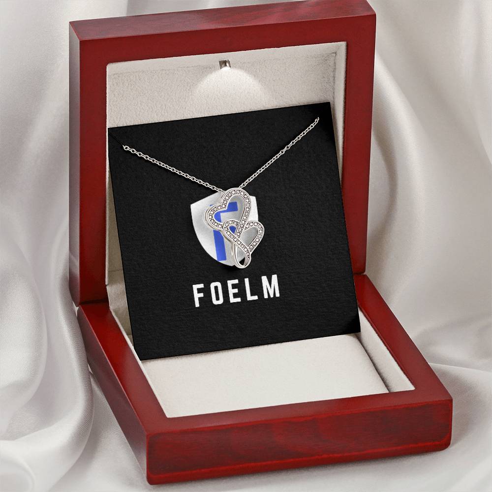 Double Heart Chain Double Hearts Necklace