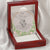 To My Wife When I Fell In Love With You - Floral Double Hearts Necklace