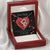 Dear Wife - I Love You - 925 Sterling Silver Pendant Double Hearts Necklace