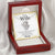 To My Wife - I Love You Message - Tmw19 Double Hearts Necklace