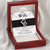To My Wife - Always In Love Sparkling  Double Hearts Necklace