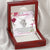 To My Girlfriend  Double Hearts Necklace