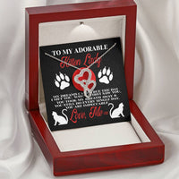 Gift For Her Kitten Lady My Dreams Came True The Day I Met You  Double Hearts Necklace