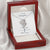 To My Daughter -  I Love You So Much Double Hearts Necklace