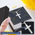 Customizable Cross Necklace For Her Customize Engraved Cross Necklace