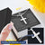 Dear Dad Cross Necklace Customize Engraved Cross Necklace