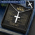 For Your Man - Everything I Wished For - Cross Customize Engraved Cross Necklace