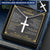For Husband - Hundred Worlds - Cross Customize Engraved Cross Necklace