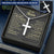For Your Man - The End Of Our Lives - Cross Customize Engraved Cross Necklace