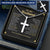 For Husband - The Rest Of My Life - Cross Customize Engraved Cross Necklace