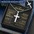 Gift For Husband - Important To Me - Cross Customize Engraved Cross Necklace