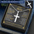 For Your Man - The Future - Cross Customize Engraved Cross Necklace
